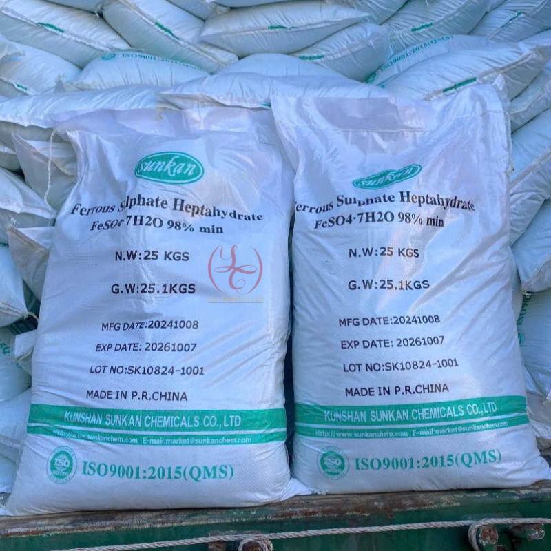 FeSO4 98% dạng rắn - Hóa Chất Bán Dẫn Lộc Thiên - Công Ty TNHH Đầu Tư Phát Triển Lộc Thiên