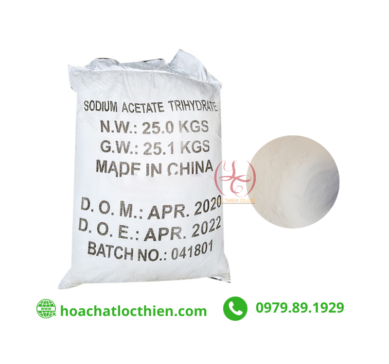 Natri axetat - Hóa Chất Bán Dẫn Lộc Thiên - Công Ty TNHH Đầu Tư Phát Triển Lộc Thiên