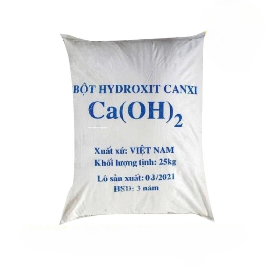 Canxi Hidroxit Ca(OH)2 96% - Hóa Chất Bán Dẫn Lộc Thiên - Công Ty TNHH Đầu Tư Phát Triển Lộc Thiên