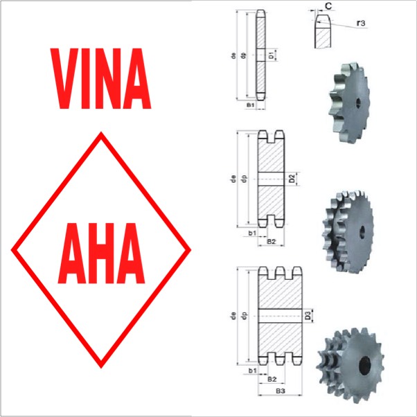 Nhông xích đĩa xích loại A