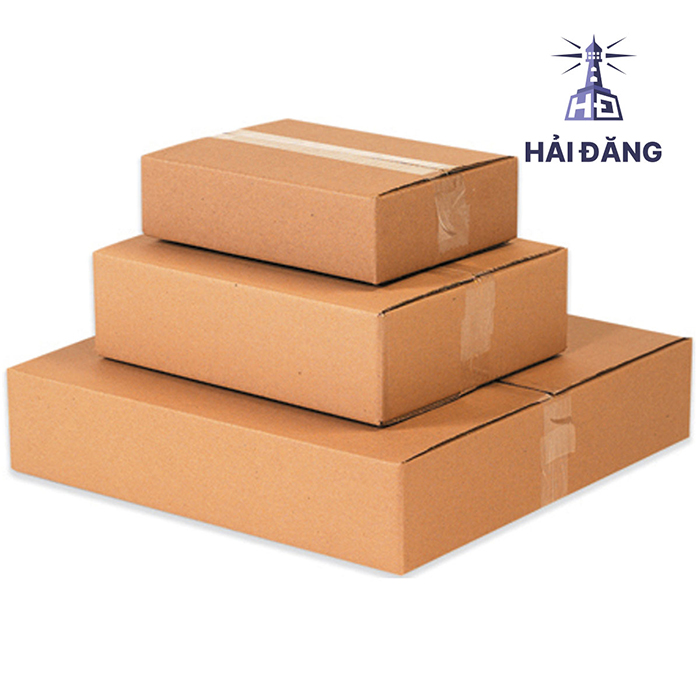 Hộp carton dẹt - Thùng Carton Hải Đăng - Công Ty TNHH Sản Xuất Hải Đăng Long An