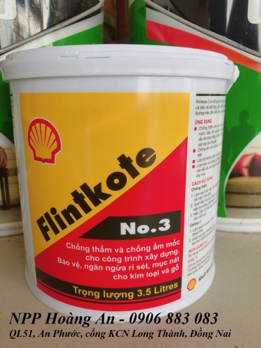 Sơn chống thấm Flintkote 3.5L - Sơn Nước Hoàng An - Công Ty TNHH TM DV XD Hoàng An