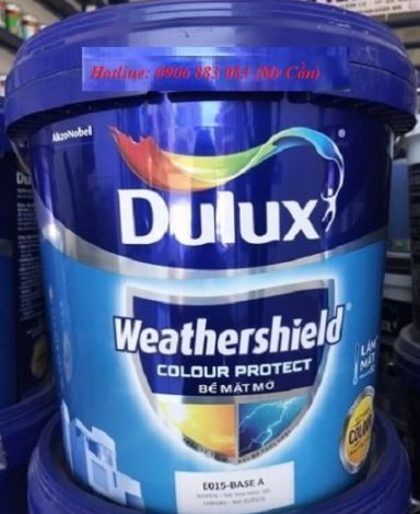 Sơn ngoại thất Dulux Weathershield bề mặt mờ - BJ8 15L - Sơn Nước Hoàng An - Công Ty TNHH TM DV XD Hoàng An