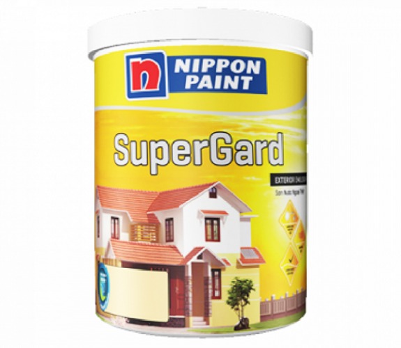 Sơn ngoại thất Nippon Supergard 5L - Sơn Nước Hoàng An - Công Ty TNHH TM DV XD Hoàng An