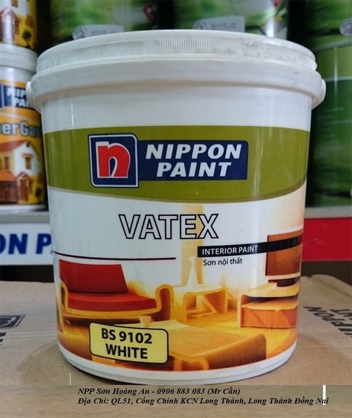 Sơn Nippon Vatex 17L - Sơn Nước Hoàng An - Công Ty TNHH TM DV XD Hoàng An