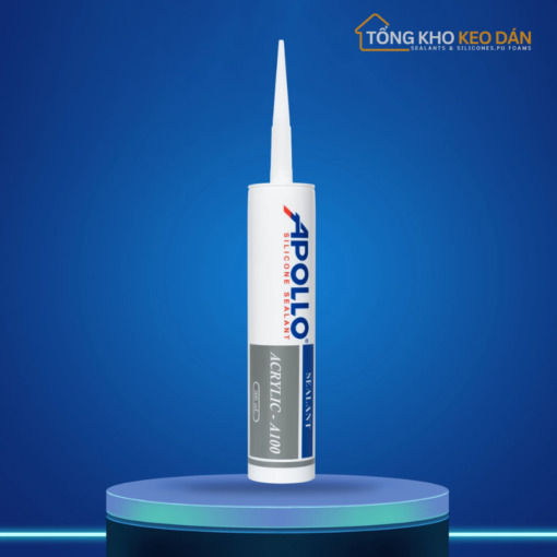 Keo silicone Apollo Acrylic Sealant A100 - Tổng Kho Keo Dán Saha Hồ Chí Minh - Công Ty TNHH Thương Mại Dịch Vụ Trực Tuyến Saha