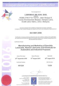 Chứng nhận ISO 9001:2008