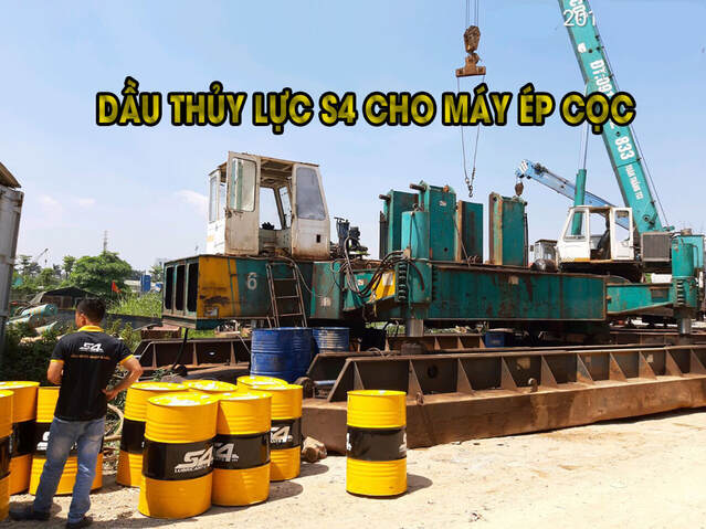 Dầu thủy lực cho máy ép cọc