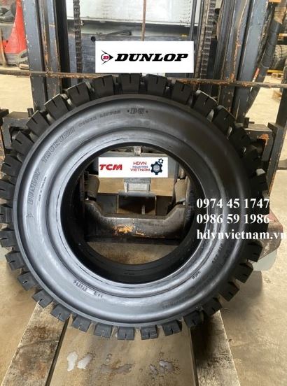 Lốp Dunlop 600-15 - Lốp kép phía trước xe nâng 3 tấn - Xe Nâng Hàng HDVN Việt Nam - Công Ty Cổ Phần Công Nghiệp HDVN Việt Nam