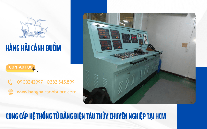 Hệ thống bảng tủ điện tàu thủy - Hàng Hải Cánh Buồm - Công Ty TNHH Công Nghệ Hàng Hải Cánh Buồm