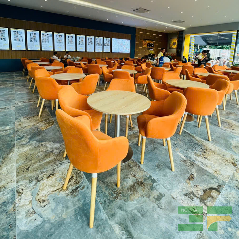 Cung cấp bàn ghế khu Pantry tập đoàn BCONS