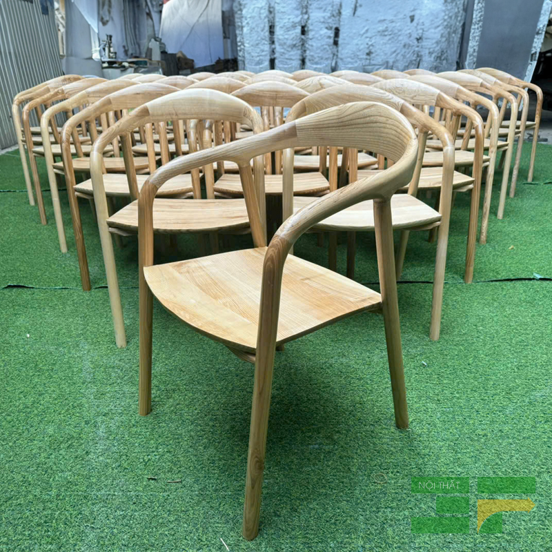 Ghế gỗ tự nhiên cho nhà hàng, quán cafe