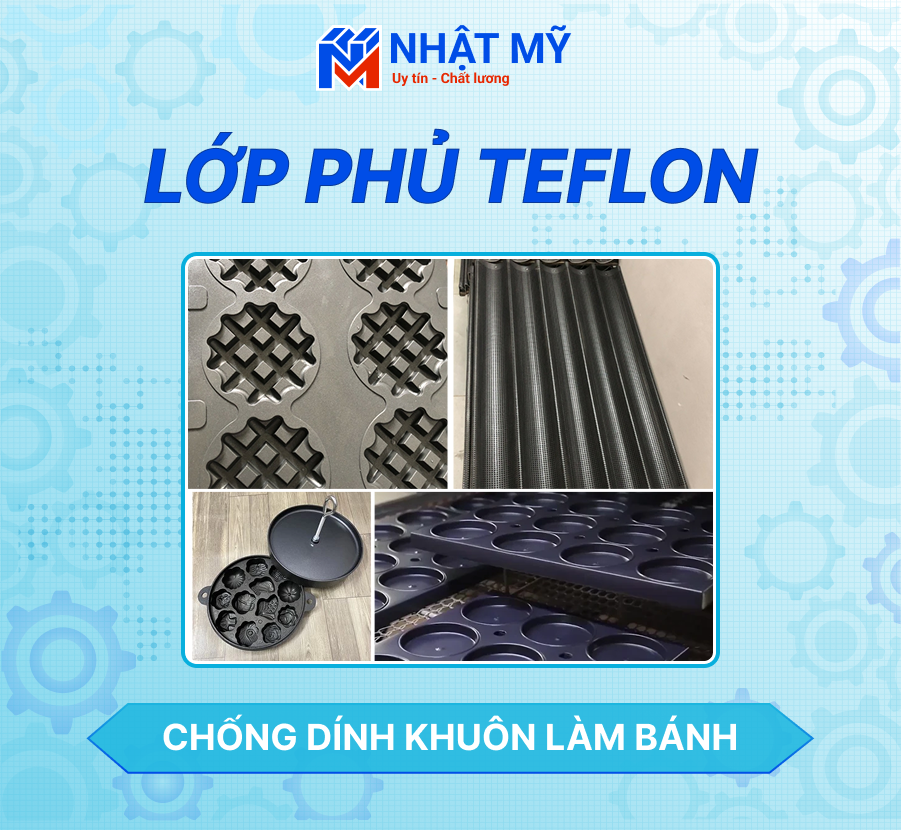 Chống dính khuôn làm bánh - Chống Dính Kim Loại Nhật Mỹ  - Công Ty TNHH Chế Tạo Và Sơn Chống Dính Kim Loại Nhật Mỹ