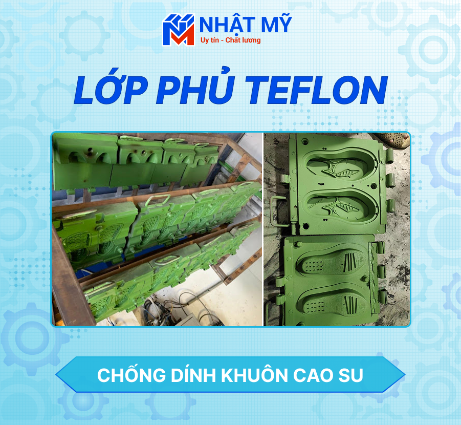 Chống dính khuôn cao su - Chống Dính Kim Loại Nhật Mỹ  - Công Ty TNHH Chế Tạo Và Sơn Chống Dính Kim Loại Nhật Mỹ