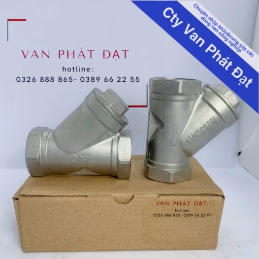 Van Y lọc ren inox304 - Van Công Nghiệp Phát Đạt - Công Ty TNHH Thương Mại Và Dịch Vụ Van Phát Đạt