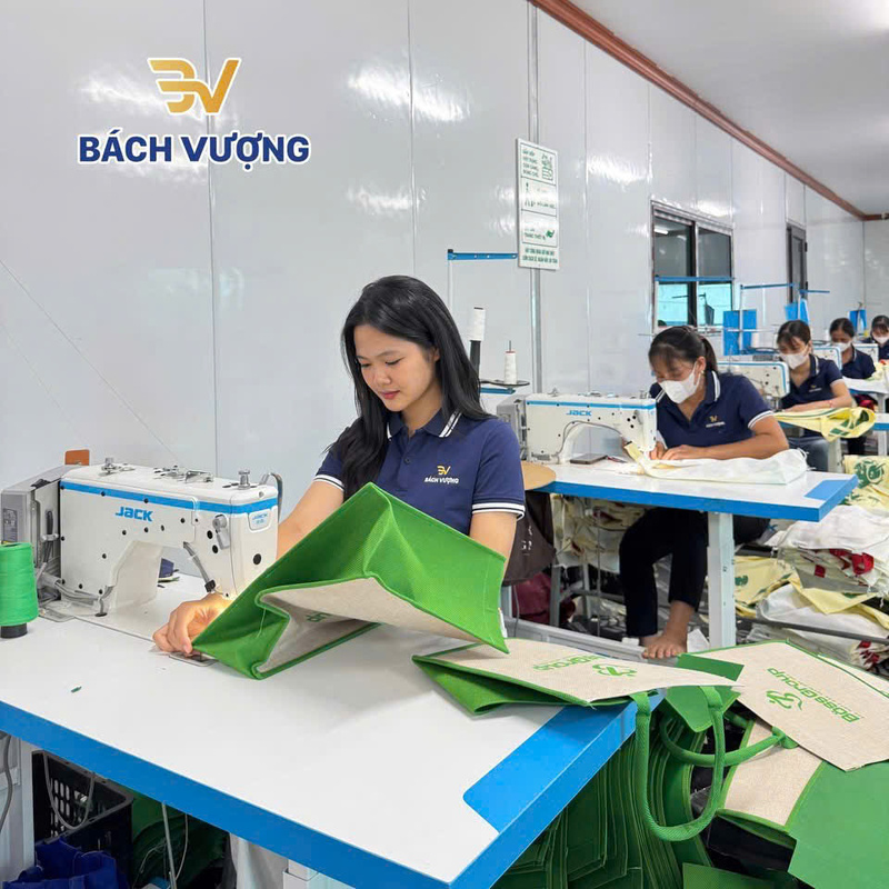 Hình ảnh nhà xưởng Bách Vượng - Túi Vải Không Dệt Bách Vượng - Công Ty Cổ Phần Tập Đoàn Đầu Tư Bách Vượng