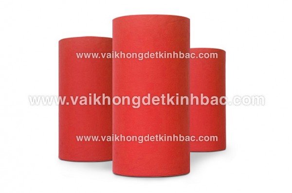 Vải không dệt màu đỏ - Vải Không Dệt Bách Vượng - Công Ty Cổ Phần Tập Đoàn Đầu Tư Bách Vượng