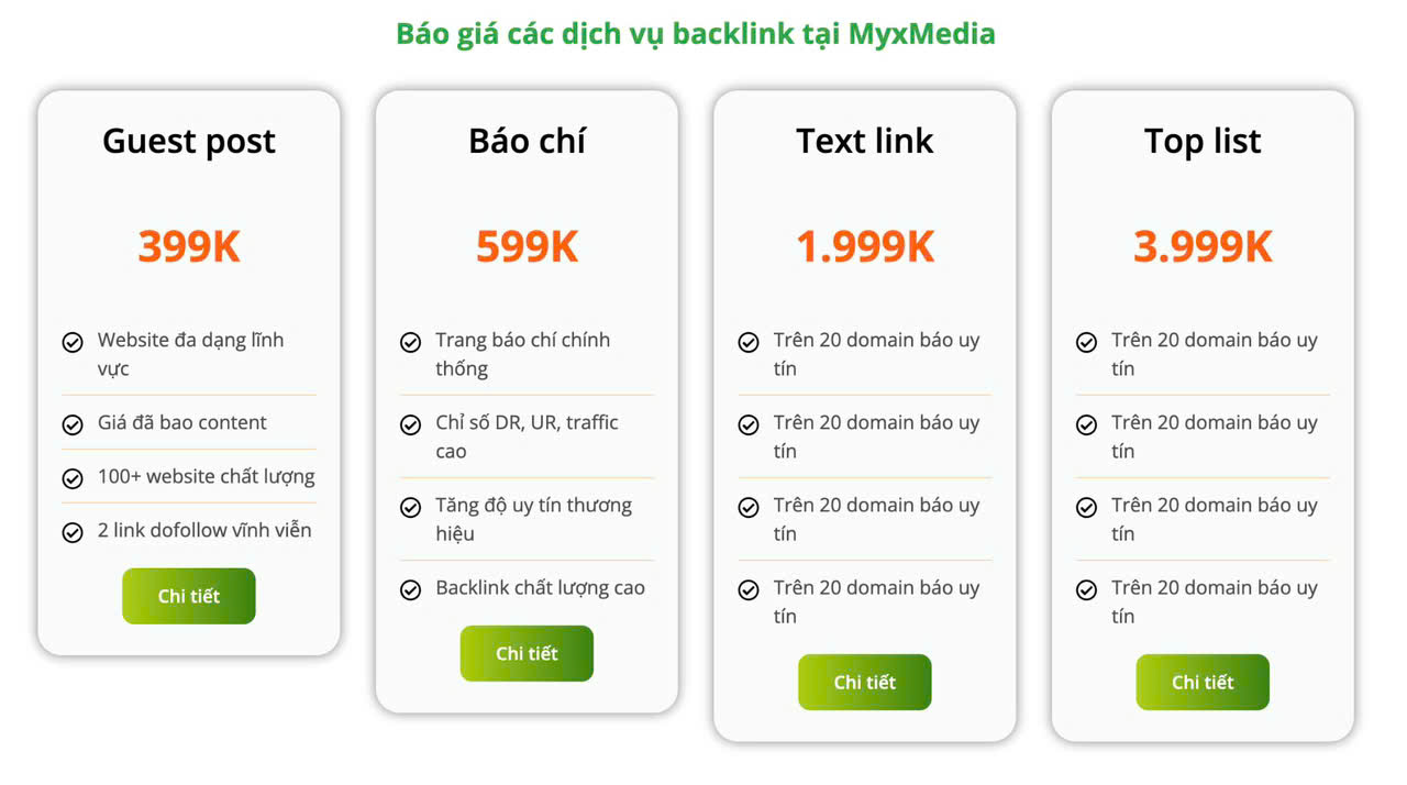 Dịch vụ web - Công Ty TNHH Myxmedia