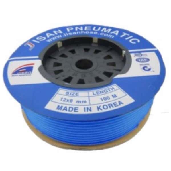 Ống hơi PU JISAN 12 trắng - xanh