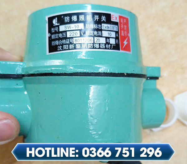 Công tắc chống cháy nổ SW-10 - Linh Kiện Máy Văn Phòng Minh Hà - Công Ty TNHH Thiết Bị Kỹ Thuật Minh Hà Bắc Ninh