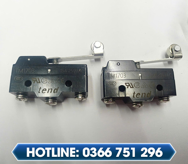 Công tắc hành trình TM-1703 Tend 15V - Linh Kiện Máy Văn Phòng Minh Hà - Công Ty TNHH Thiết Bị Kỹ Thuật Minh Hà Bắc Ninh