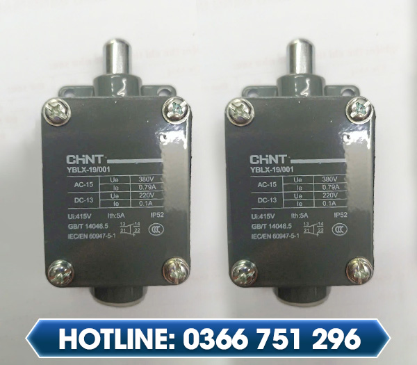 Công tắc hành trình YBLX-19/001 - CHINT - Linh Kiện Máy Văn Phòng Minh Hà - Công Ty TNHH Thiết Bị Kỹ Thuật Minh Hà Bắc Ninh