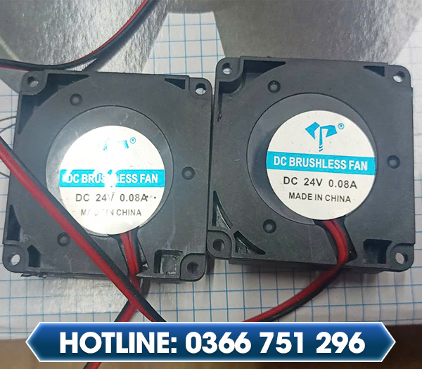 Quạt tản nhiệt DC 24V 0,08A - Linh Kiện Máy Văn Phòng Minh Hà - Công Ty TNHH Thiết Bị Kỹ Thuật Minh Hà Bắc Ninh