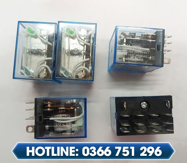 Rơ le trung gian LY4N - Linh Kiện Máy Văn Phòng Minh Hà - Công Ty TNHH Thiết Bị Kỹ Thuật Minh Hà Bắc Ninh