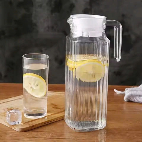 Bình thủy tinh 1l có nắp