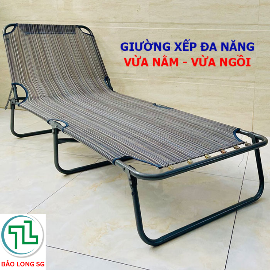 Giường xếp khung sắt sơn tĩnh điện