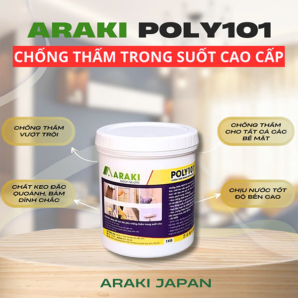 Sản phẩm chống thấm Araki POLY101