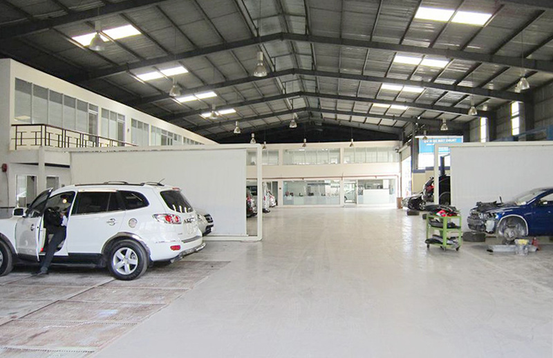Xây dựng nhà xưởng ô tô
