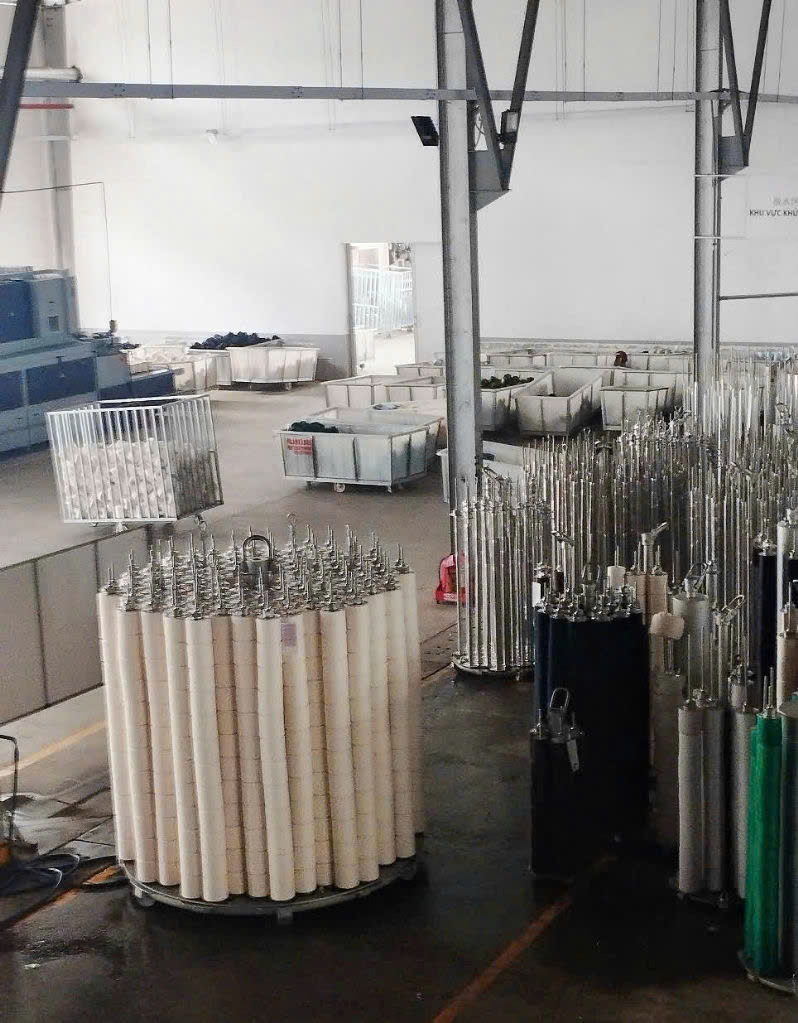 Nhuộm màu bo dệt theo yêu cầu - Bo Dệt Hằng Gia - Công Ty TNHH Quốc Tế Hằng Gia