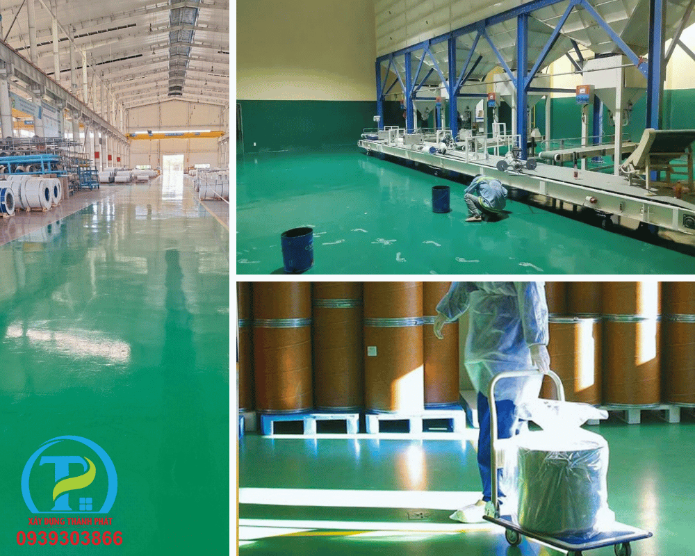 Sơn Epoxy sàn bê tông - Thi Công Sơn Epoxy Thành Phát - Công Ty TNHH Kinh Doanh & Phát Triển Xây Dựng Thành Phát