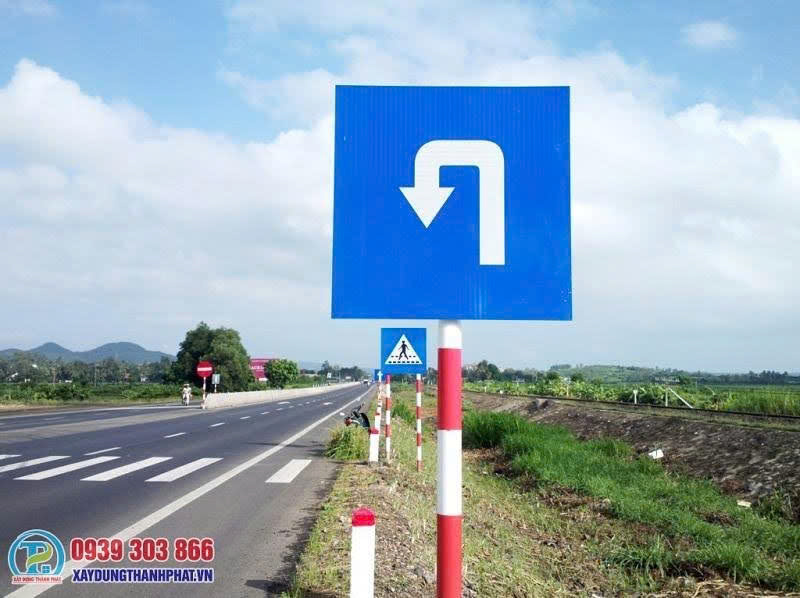 Thi công biển chỉ dẫn giao thông - Thi Công Sơn Epoxy Thành Phát - Công Ty TNHH Kinh Doanh & Phát Triển Xây Dựng Thành Phát