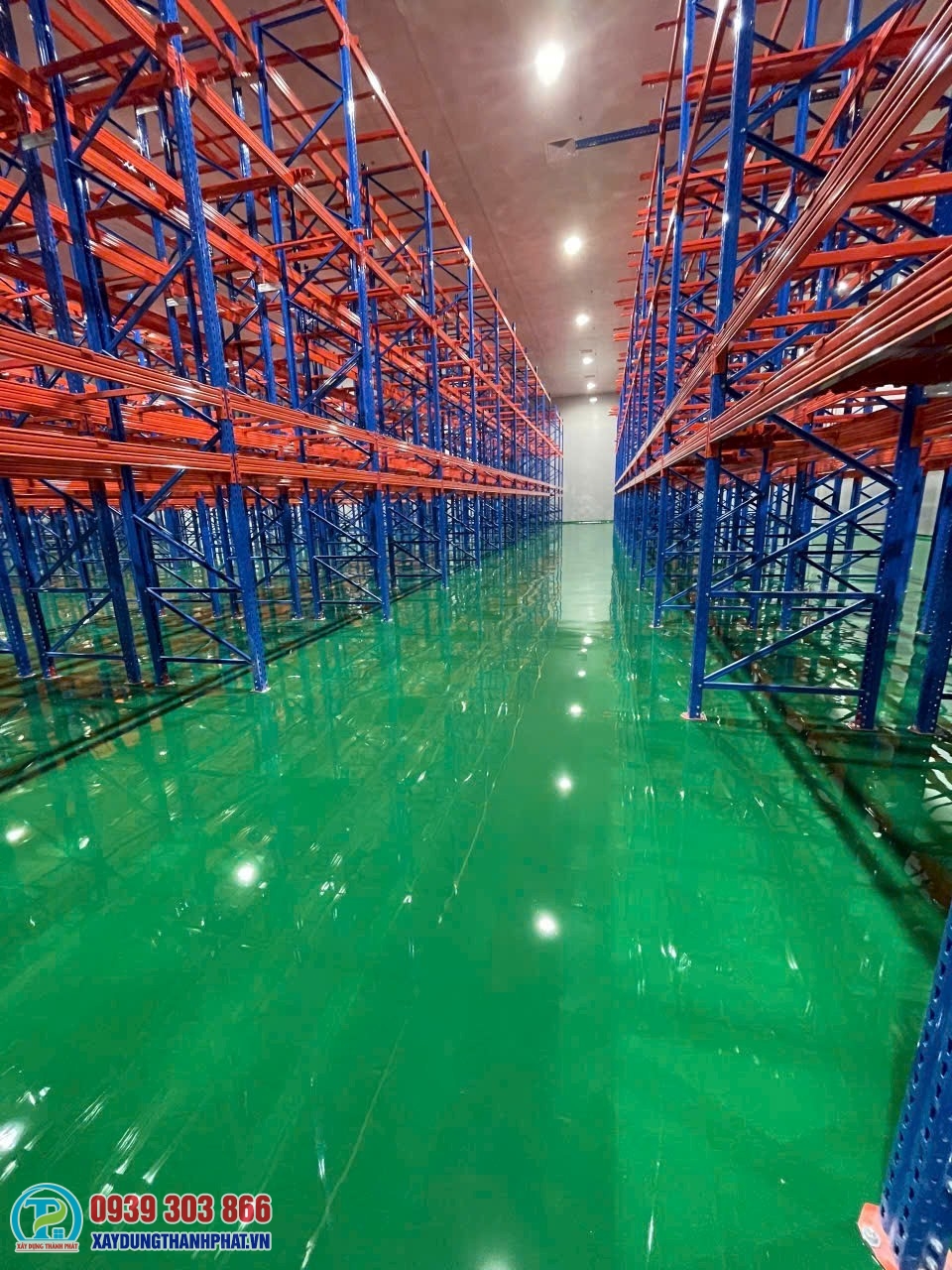 Thi công sơn sàn Epoxy - Thi Công Sơn Epoxy Thành Phát - Công Ty TNHH Kinh Doanh & Phát Triển Xây Dựng Thành Phát