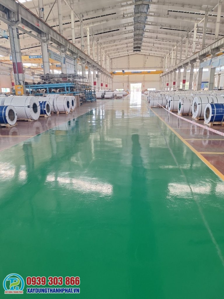 Thi công sơn sàn Epoxy bê tông - Thi Công Sơn Epoxy Thành Phát - Công Ty TNHH Kinh Doanh & Phát Triển Xây Dựng Thành Phát