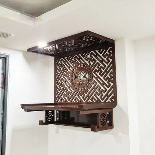 Bàn thờ treo tường gỗ gụ mẫu BT-041 - Đồ Thờ Phúc Lộc - Công Ty TNHH Đồ Thờ Phúc Lộc