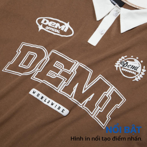 Áo polo nam local brand in chữ nổi - In May Ngọc Thương