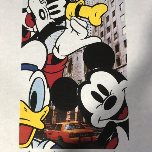 In tram áo polo Mickey và Donald - In May Ngọc Thương