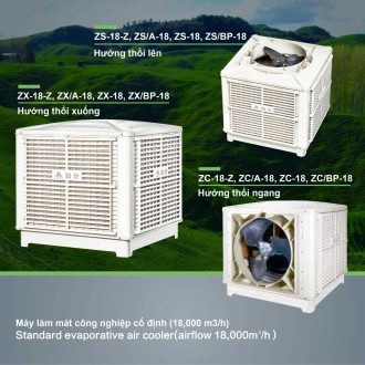 Máy làm mát công nghiệp cố định 18.000 m3/h - Thiết Bị Thông Gió Làm Mát Hợp Phát - Công Ty Cổ Phần Tập Đoàn Thương Mại Hợp Phát