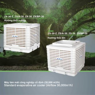 Máy làm mát công nghiệp cố định 30.000 m3/h - Thiết Bị Thông Gió Làm Mát Hợp Phát - Công Ty Cổ Phần Tập Đoàn Thương Mại Hợp Phát