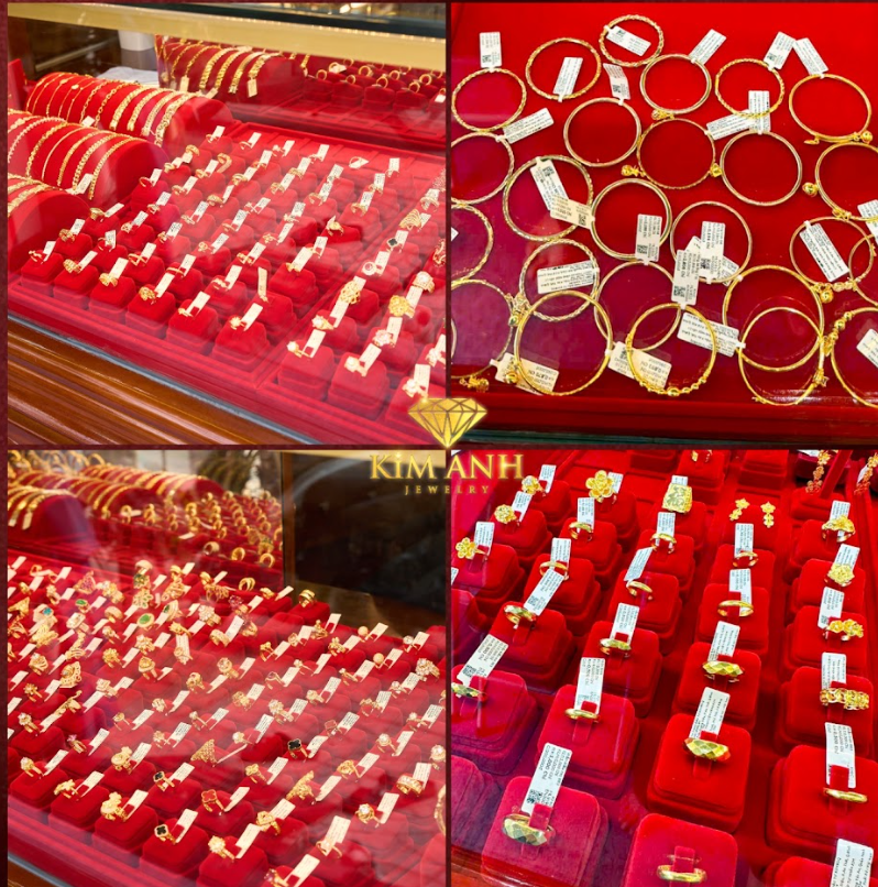 Trang sức vàng - Công Ty TNHH Đầu Tư Kinh Doanh Vàng Bạc Đá Quý Kim Anh Jewelry