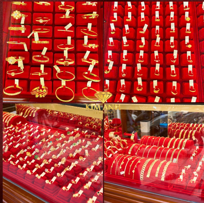 Trang sức vàng - Công Ty TNHH Đầu Tư Kinh Doanh Vàng Bạc Đá Quý Kim Anh Jewelry