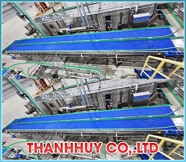 Hệ băng tải dự trữ lon