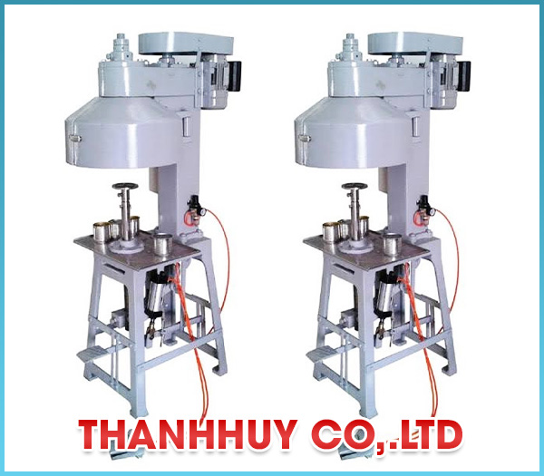 Máy ghép mí lon bán tự động