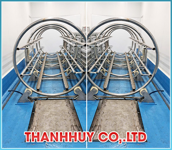 Thiết bị làm khô lon sau tiệt trùng