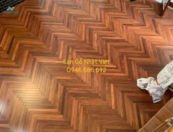 Sàn gỗ căm xe Lào