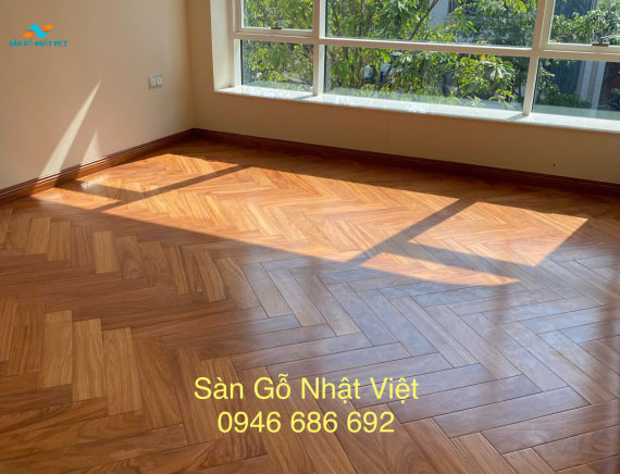 Sàn gỗ gõ đỏ