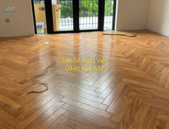 Sàn gỗ gõ đỏ